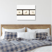 Winter und Sparrow Leinwanddruck (Insitu (Schlafzimmer))