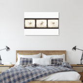 Winter und Sparrow Leinwanddruck (Insitu (Schlafzimmer))