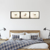 Winter und Sparrow Leinwanddruck (Insitu (Schlafzimmer))