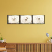 Winter und Sparrow Leinwanddruck (Insitu (Wohnzimmer))