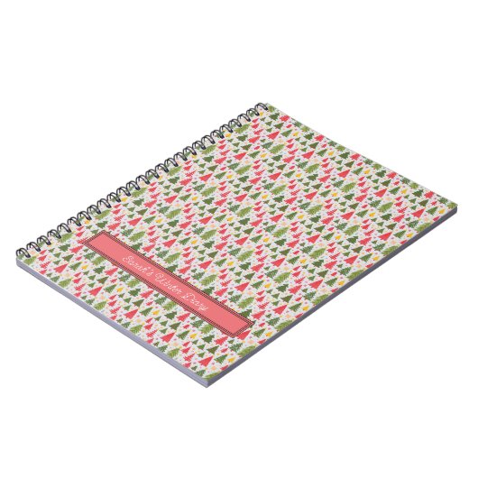 Winter und Weihnachten Notizblock (Linke Seite)