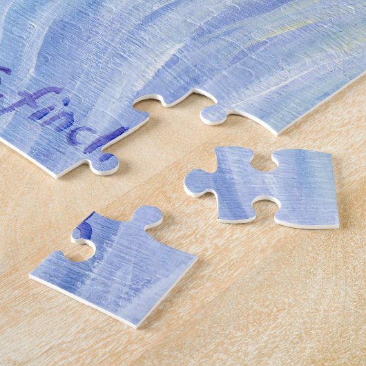 Winter Unicorn Elf Rider Puzzle (Seite)