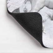 Winter Unicorn .. Fantasy Art Mousepad (Ecke)