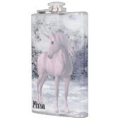 Winter Unicorn Flachmann (Links)