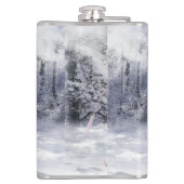 Winter Unicorn Flachmann (Rückseite)