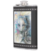 Winter Unicorn Flasche Flachmann (Links)