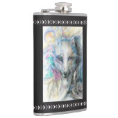 Winter Unicorn Flasche Flachmann (Rechts)