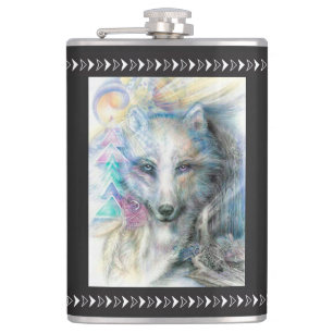 Winter Unicorn Flasche Flachmann