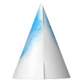 Winter Unicorn Party Hasen Partyhütchen (Rückseite)