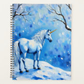 Winter Unicorn Planer (Vorderseite)