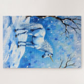 Winter Unicorn Puzzle (Horizontal)