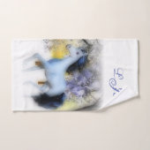 Winter Unicorn-Tuch-Set Badhandtuch Set (Handtuch)