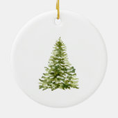 Winter Unsere ersten Weihnachten in unserem neuen  Keramik Ornament (Hinten)
