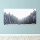 Winter-Verchromung Leinwanddruck (Insitu (Holzboden))