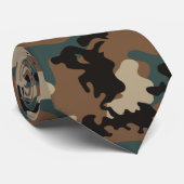 Winter-Verdant Camouflage-Krawatte Krawatte (Gerollt)