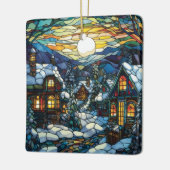 Winter verkleidete Weihnachtsschmuck (Links)