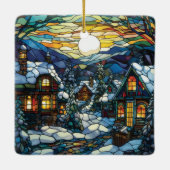 Winter verkleidete Weihnachtsschmuck (Rückseite)