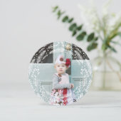 Winter verzweigt sich | Feiertags-Foto-Karte Feiertagskarte (Stehend Vorderseite)