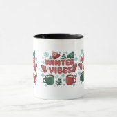 Winter Vibes" 2D puff Tasse (Zentrum)