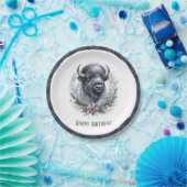 Winter Vibes American Buffalo - Geburtstag Pappteller (Party)