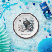 Winter Vibes Bald Eagle - Geburtstag Pappteller (Party)