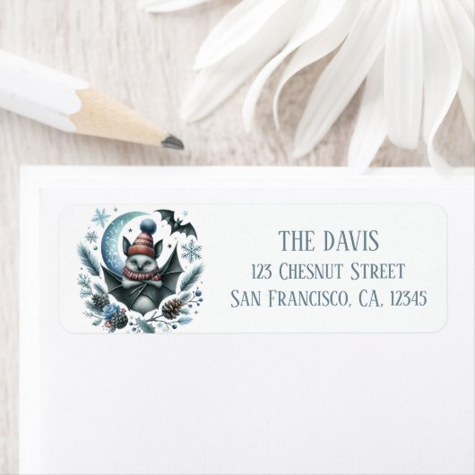 Winter Vibes Bat - Rücksendeadresse (Insitu)