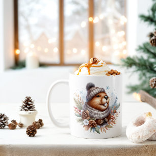 Winter Vibes Beaver - Kaffeetasse