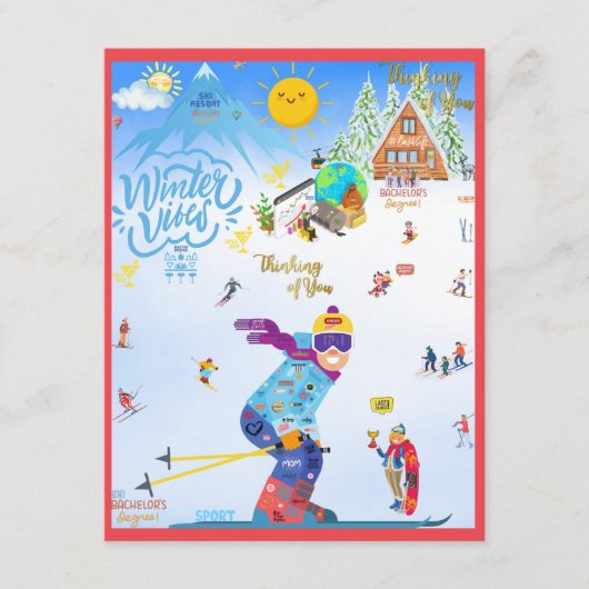 Winter Vibes Begleitkarte (Vorderseite)