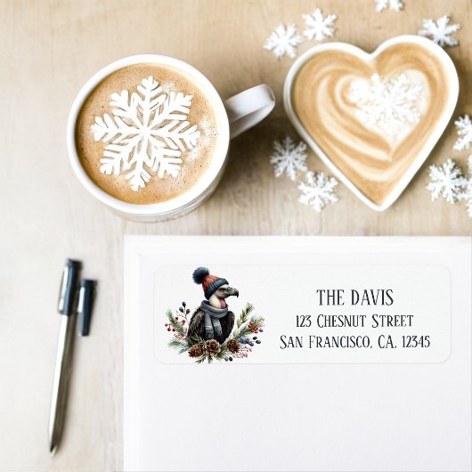 Winter Vibes California Condor - Rücksendeadresse