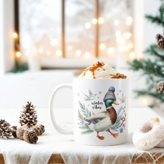 Winter Vibes Duck - Kaffeetasse
