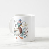 Winter Vibes Duck - Kaffeetasse (Vorderseite Links)
