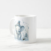 Winter Vibes Elephant - Kaffeetasse (Vorderseite Links)