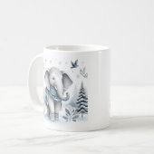 Winter Vibes Elephant - Kaffeetasse (Vorderseite Links)