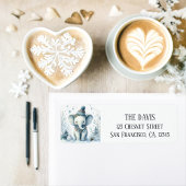 Winter Vibes Elephant - Rücksendeadresse