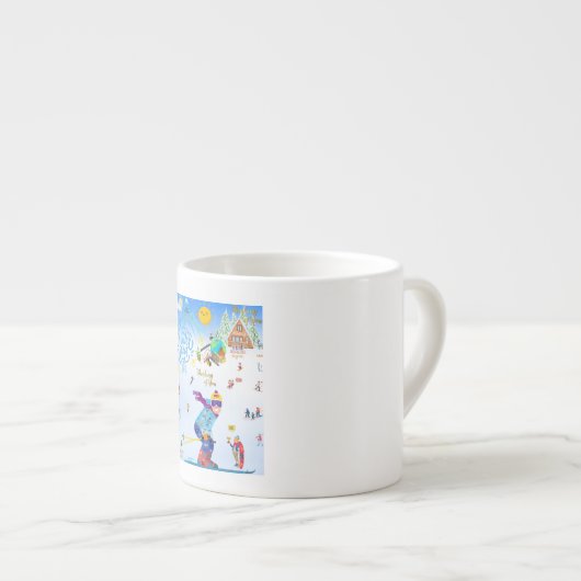 Winter Vibes Espressotasse (Vorderseite Rechts)