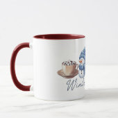 Winter Vibes Friendly Snowman Tasse (Links)