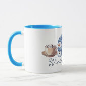Winter Vibes Friendly Snowman Tasse (Links)