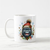 Winter Vibes Happy Gorilla - Kaffeetasse (Links)