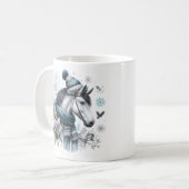 Winter Vibes Horse - Kaffeetasse (Vorderseite Links)