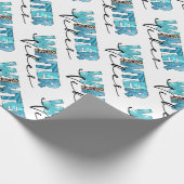 Winter Vibes individuell gestalten Geschenkpapier (Ecke)