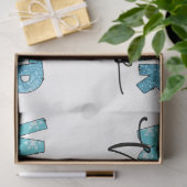 Winter Vibes individuell gestalten Seidenpapier (Geschenk)