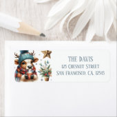 Winter Vibes Kuh - Rücksendeadresse (Insitu)