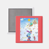 Winter Vibes Magnet (Vorderseite/Rückseite)