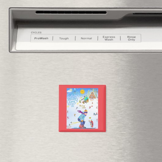 Winter Vibes Magnet (In Situ (Geschirrspüler))