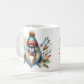 Winter Vibes Mandrill Monkey - Kaffeetasse (Vorderseite Links)