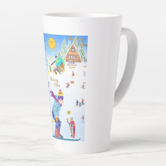 Winter Vibes Milchtasse (Rechte Ecke)