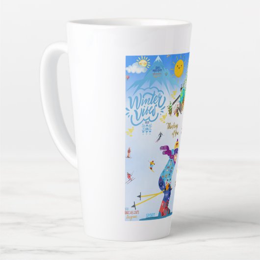 Winter Vibes Milchtasse (Linke Ecke)