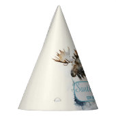 Winter Vibes Moose - Geburtstagsparty Hat Partyhütchen (Links)