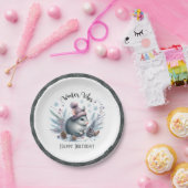 Winter Vibes Mouse - Geburtstag Pappteller (Party)