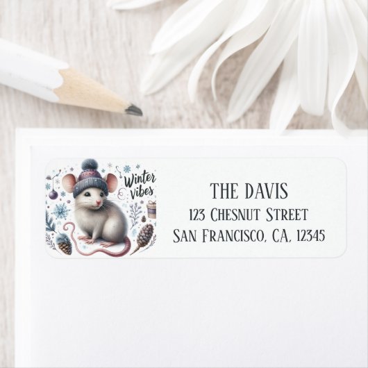 Winter Vibes Mouse - Rücksendeadresse (Insitu)